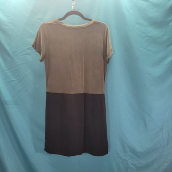 Dolan Left Coast Collection Two-Tone V-Neck Dress S - Picture 8 of 12